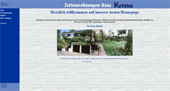 Desktop Screenshot of haus-katona.de