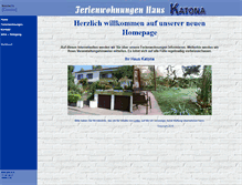 Tablet Screenshot of haus-katona.de